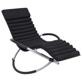 Kissen für Liegestuhl aus schwarzem Wildleder von vidaXL, Kissen für Stühle und Sofas - Ref: Foro24-310499, Preis: 68,97 €, R...