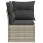 Corner garden sofa with light gray synthetic rattan cushions by , Outdoor sofas - Ref: Foro24-366175, Price: 97,04 €, Discoun...