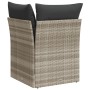 Corner garden sofa with light gray synthetic rattan cushions by , Outdoor sofas - Ref: Foro24-366175, Price: 94,97 €, Discoun...