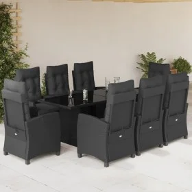 9-piece garden dining set with black synthetic rattan cushions by , Garden sets - Ref: Foro24-3212921, Price: 1,00 €, Discoun...