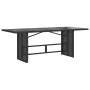 Set de comedor de jardín 9 pzas y cojines ratán sintético negro de , Conjuntos de jardín - Ref: Foro24-3212921, Precio: 1,00 ...