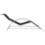 Sun loungers with side table, 2 units, black aluminum by vidaXL, Loungers - Ref: Foro24-310534, Price: 214,18 €, Discount: %