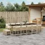 Garden dining set with 15-piece synthetic rattan beige cushions by , Garden sets - Ref: Foro24-3211534, Price: 854,03 €, Disc...