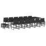 Garden furniture set 17 pieces with black synthetic rattan cushions by , Garden sets - Ref: Foro24-3211543, Price: 951,10 €, ...