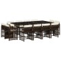 Gartenmöbel-Set 13-teilig und Kissen aus braunem Kunst-Rattan. von , Gartensets - Ref: Foro24-3211761, Preis: 826,44 €, Rabat...