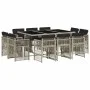 11-piece garden dining set with gray synthetic rattan cushions by , Garden sets - Ref: Foro24-3211031, Price: 693,56 €, Disco...