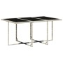 Set de comedor de jardín 11 pzas y cojines ratán sintético gris de , Conjuntos de jardín - Ref: Foro24-3211031, Precio: 593,26 €