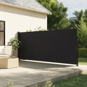 Retractable black side awning 180x300 cm by , Umbrellas - Ref: Foro24-4004339, Price: 93,42 €, Discount: %