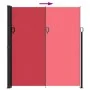 Retractable red side awning 220x300 cm by , Umbrellas - Ref: Foro24-4004372, Price: 104,60 €, Discount: %