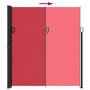 Toldo lateral retráctil rojo 220x300 cm de , Sombrillas - Ref: Foro24-4004372, Precio: 104,11 €