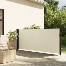 Retractable cream side awning 140x500 cm by , Umbrellas - Ref: Foro24-4004415, Price: 83,62 €, Discount: %