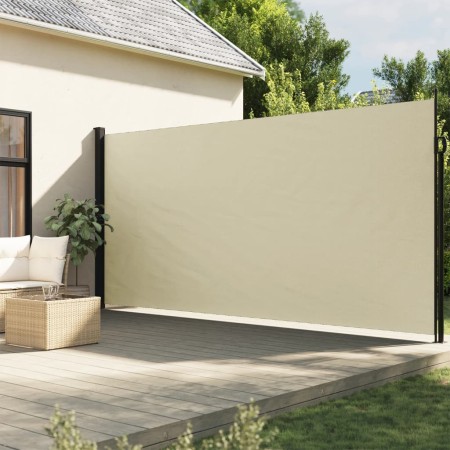 Toldo lateral retráctil crema 200x500 cm de , Sombrillas - Ref: Foro24-4004460, Precio: 117,56 €, Descuento: %