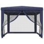 Party tent with 4 blue HDPE mesh walls 3x4 m by , Tents and gazebos - Ref: Foro24-319232, Price: 92,69 €, Discount: %