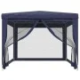 Partyzelt mit 4 blauen HDPE-Netzwänden 3x4 m von , Zelte und Pavillons - Ref: Foro24-319232, Preis: 93,63 €, Rabatt: %