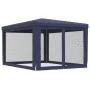 Party tent with 4 blue HDPE mesh walls 3x4 m by , Tents and gazebos - Ref: Foro24-319232, Price: 93,63 €, Discount: %
