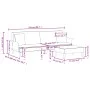 Sofa bed for 2 people with light gray velvet pillows and stool by , Sofas - Ref: Foro24-3216215, Price: 351,90 €, Discount: %