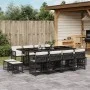 Set comedor de jardín con cojines 13 pzas ratán sintético negro de , Conjuntos de jardín - Ref: Foro24-3211698, Precio: 782,7...