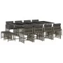 Garden dining set with 13-piece synthetic rattan cushions in gray. by , Garden sets - Ref: Foro24-3211700, Price: 770,78 €, D...