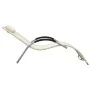 Tumbona de textilene crema y gris de vidaXL, Tumbonas - Ref: Foro24-310514, Precio: 76,63 €, Descuento: %