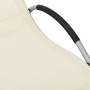 Cream and gray textilene lounger by vidaXL, Loungers - Ref: Foro24-310514, Price: 77,97 €, Discount: %