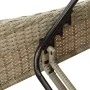 Tumbona con cojín ratán sintético gris claro 60x205x73 cm de , Tumbonas - Ref: Foro24-368283, Precio: 153,75 €, Descuento: %