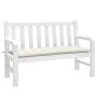Sitzkissen für Gartenbank in Creme-Melange-Stoff 120x50x7 cm von , Kissen für Stühle und Sofas - Ref: Foro24-4002544, Preis: ...