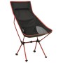 Klappbarer Campingstuhl aus schwarzem PVC und Aluminium von vidaXL, Campingmöbel - Ref: Foro24-310542, Preis: 59,23 €, Rabatt: %