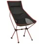 Klappbarer Campingstuhl aus schwarzem PVC und Aluminium von vidaXL, Campingmöbel - Ref: Foro24-310542, Preis: 58,02 €, Rabatt: %