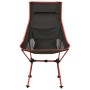 Klappbarer Campingstuhl aus schwarzem PVC und Aluminium von vidaXL, Campingmöbel - Ref: Foro24-310542, Preis: 59,23 €, Rabatt: %