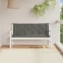 Garden bench cushions 2 units dark gray melange fabric 150x50x7 cm by , Cushions for chairs and sofas - Ref: Foro24-4002609, ...