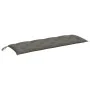 Garden bench cushions 2 units dark gray melange fabric 150x50x7 cm by , Cushions for chairs and sofas - Ref: Foro24-4002609, ...