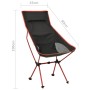 Klappbarer Campingstuhl aus schwarzem PVC und Aluminium von vidaXL, Campingmöbel - Ref: Foro24-310542, Preis: 59,23 €, Rabatt: %