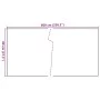 Markise für Balkon aus hellem braunem synthetischem Rattan 600x80 cm. von , Zaunpaneele - Ref: Foro24-156274, Preis: 51,12 €,...