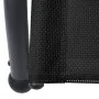 Double sun lounger with black textilene canopy by vidaXL, Loungers - Ref: Foro24-310543, Price: 217,92 €, Discount: %