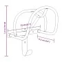 Soporte de bridas de pared de hierro negro de , Accesorios para riendas de caballos - Ref: Foro24-172451, Precio: 19,63 €, De...