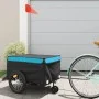 Fahrradanhänger aus schwarzem und blauem Eisen, 45 kg. von , Fahrradanhänger - Ref: Foro24-94107, Preis: 96,93 €, Rabatt: %
