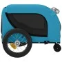 Bicycle pet trailer, iron frame, Oxford fabric in blue and black. by , pet strollers - Ref: Foro24-94016, Price: 106,93 €, Di...