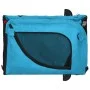Bicycle pet trailer, iron frame, Oxford fabric in blue and black. by , pet strollers - Ref: Foro24-94016, Price: 106,93 €, Di...