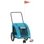 Remolque de bicicleta mascotas hierro tela Oxford azul de , Cochecitos para mascotas - Ref: Foro24-93988, Precio: 120,95 €, D...