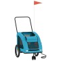 Fahrradanhänger für Haustiere, Eisen, Oxford-Gewebe, blau von , Kinderwagen für Haustiere - Ref: Foro24-93988, Preis: 123,30 ...
