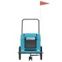 Remolque de bicicleta mascotas hierro tela Oxford azul de , Cochecitos para mascotas - Ref: Foro24-93988, Precio: 120,95 €, D...