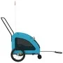 Remolque de bicicleta mascotas hierro tela Oxford azul de , Cochecitos para mascotas - Ref: Foro24-93988, Precio: 120,95 €, D...