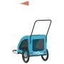Remolque de bicicleta mascotas hierro tela Oxford azul de , Cochecitos para mascotas - Ref: Foro24-93988, Precio: 120,95 €, D...