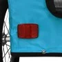 Bicycle pet trailer, iron frame, blue Oxford fabric by , pet strollers - Ref: Foro24-93988, Price: 120,95 €, Discount: %