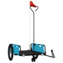 Bicycle trailer made of Oxford fabric and blue and black iron. by , Bicycle trailers - Ref: Foro24-94198, Price: 103,24 €, Di...