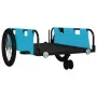 Remolque para bicicletas tela Oxford y hierro azul y negro de , Remolques para bicicletas - Ref: Foro24-94198, Precio: 101,12...