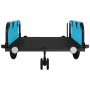 Bicycle trailer made of Oxford fabric and blue and black iron. by , Bicycle trailers - Ref: Foro24-94198, Price: 103,24 €, Di...