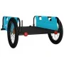 Remolque para bicicletas tela Oxford y hierro azul y negro de , Remolques para bicicletas - Ref: Foro24-94198, Precio: 101,12...