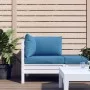 Cushions for pallet sofa 3 units blue melange fabric by , Cushions for chairs and sofas - Ref: Foro24-4002656, Price: 37,95 €...