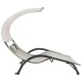Tumbona doble con toldo textilene color crema by vidaXL, Loungers - Ref: Foro24-310544, Price: 251,47 €, Discount: %